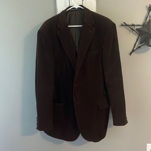 Mens Dockers dark brown corduroy sport coat/blazer